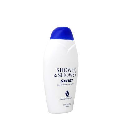 SHOWER TO SHOWER Body Powder Sport 8 oz - Pack of 6 | Long-lasting Protection - Buy Online on GoSupps.com