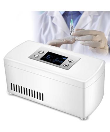 Portable Insulin Refrigerated Box Car Refrigerator Insulin Cooler Travel Case Diabetes Medication Medicine Refrigerator USB Charger for Car Travel Camping Home