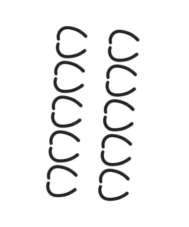 Solustrie 30 pairs of anti-snag-ear bracket Face mask for children glasses bracket hook mask ear bracket.