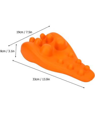 Neck Traction Cushion - Soft Foam Device for Gentle Stretching & Neck Pain Relief with Massage Points - Buy Online on GoSupps.com