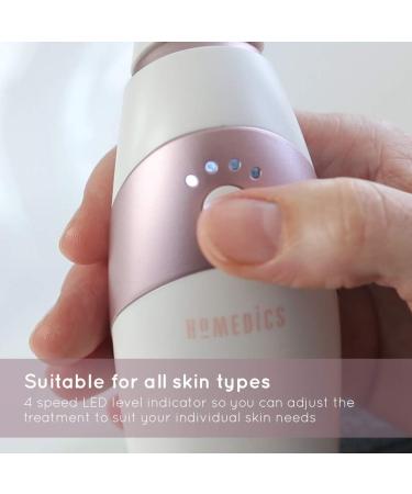 HoMedics Radiance Microdermabrasion Rose Gold - Professional Quality Salon Grade Deep Skin Exfoliation at Home Fast Treatment for Normal + Sensitive Skin Diminish Wrinkles Revitalise Skin HoMedics Radiance Microdermabrasion Rose Gold Professional Quality  - Buy Online on GoSupps.com