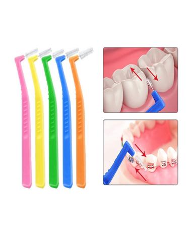 Chironal 20PCS/Set 0.6mm-1.5mm L Shape Brushing Your Teeth Brush Brush Wire