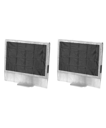 Hama 113817 | Protective Dust Cover for Screens 24"/26" | Transparent (Pack of 2) 24/26" (Pack of 2)