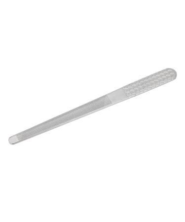 Nail Art File Portable Stainless Steel Nail File Safe Polished Double Side for Home for Beauty Salons