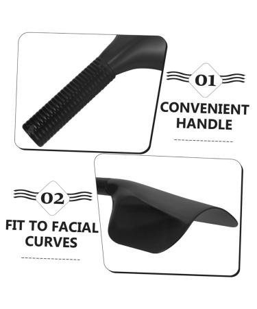 2pcs Hair Mask Hairspray Masks Hair Sprays Cover Barber Mask Haircut Mask Hair Spray Protective Haircut Mask Protector Black Plastic - Buy Online on GoSupps.com