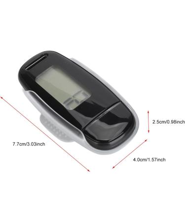 Septpenta 3D Walking Pedometer - Large LCD 360 Sensor USB Charging - Ideal for Women Men & Children - Buy Online on GoSupps.com