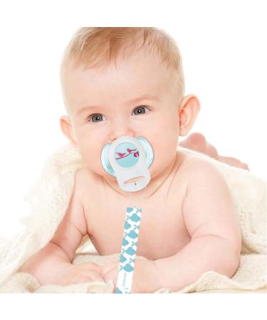 Buy Transparent Silicone Pacifier Ring & Adapter | Soft Silicone Dummy Clips & Chains for Babies - Buy Online on GoSupps.com