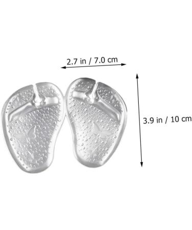 FRCOLOR 6 Pairs Forefoot Slipper Pads - Transparent Non-Slip Gel Insoles for High Heels & Sandals - Comfortable Toe Filler Pads for All-Day Wear - Buy Online on GoSupps.com