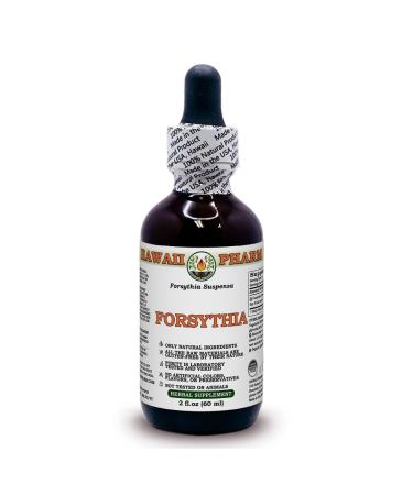 Forsythia - Your Natural Shield and Effective Protection Alcohol-Free Liquid Extract Organic Forsythia (Forsythia Suspensa) Dried Fruit Glycerite 2 oz