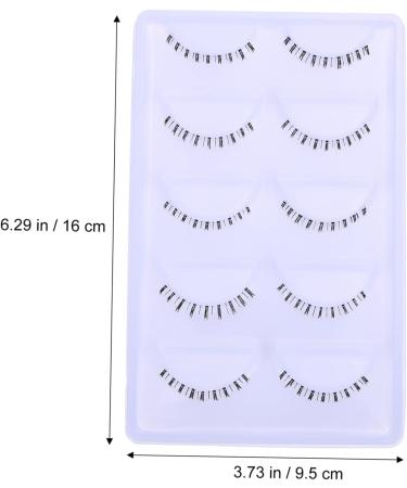 Beavorty 10 Pairs lower eyelashes Russian natural lashes false lower lashes natural eyelashes false eyelashes bottom lashes strip bottom eyelashes strip fiber transparent stem - Buy Online on GoSupps.com