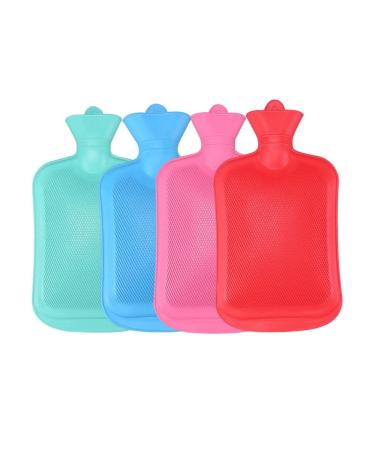 Hot Water Bottle Heating Pad Rubber Hot Water Bag Household Water Filling Bag Durable Bag (Random Color Size: 2000ml)