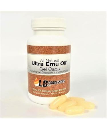 LB Processors All Natural Ultra Emu Oil Gel Caps 90/750mg