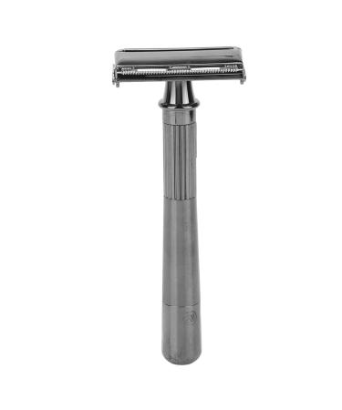 Razor for men double-sided security shaving stands ergonomic razor holder made of aluminum alloy for men at home and when traveling