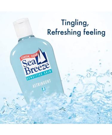 Sea Breeze Sensitive Skin Astringent 10 oz (Pack of 6) - Gentle Toner for Sensitive Skin - Buy Online on GoSupps.com