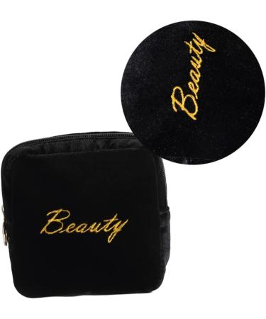 Shop Gleavi Women's Travel Bandage Storage Bag | Transparent Cosmetic Makeup Wallet | 13x13x4cm Black - Buy Online on GoSupps.com