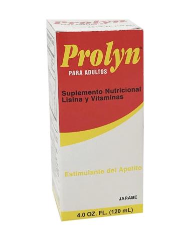 Prolyn Nutritional Supplement for Adults Lysine and Vitamins Appetite Stimulant 4.0 oz (120 mL)