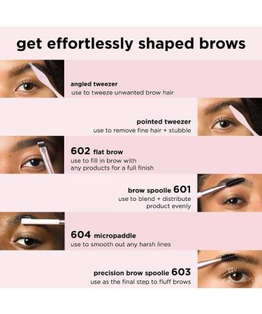 Real Techniques Brow Shaping Set - Spoolie, Brow Brushes & Tweezers - 3 Piece Set for Styling & Shaping Eyebrows - Buy Online on GoSupps.com