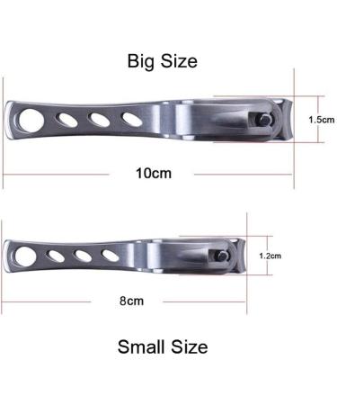 1Pc Stainless Steel Nail Scissors Cuticle Nipper Nail Toe Finger Clippers Trimmer Cutter Professional Nail Beauty Tool Nail Trimming (small) - Buy Online on GoSupps.com