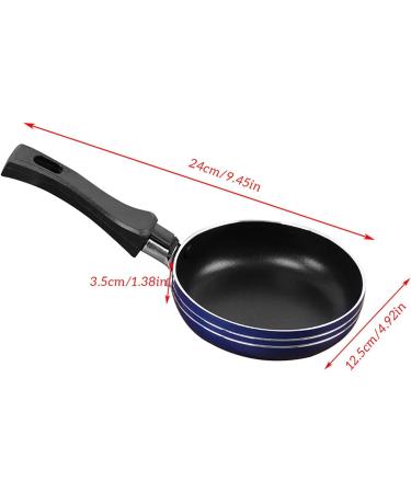 TREGOO Pan Mini Frying Non-Stick Pan Fried Egg Steak Flat-Bottomed Small Frying Pan Kitchen Cooking Cookware Breakfast Utensils (Color : Blue) - Buy Online on GoSupps.com