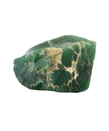30.69 Gram 1 3/10 INCH Rare Emerald Green Silica Variscite CAB Facet Rough 13A98
