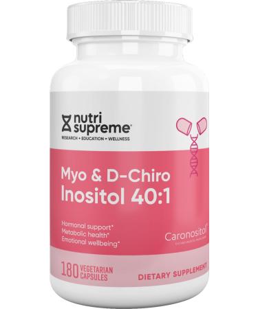 Nutri-Supreme Research Myo & D-Chiro Inositol 40:1-180 Capsules