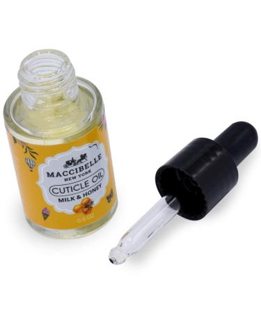 Maccibelle Cuticle Oil 2-Pack - Milk & Honey, 0.5 oz Bottles | Heal Dry, Cracked Cuticles - Buy Online on GoSupps.com