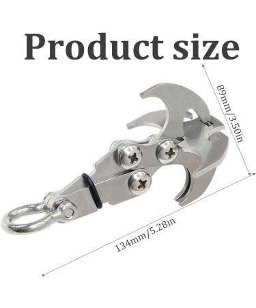 NHPY Climbing Hooks - Foldable Grappling Hook & Carabiner for Outdoor Climbing Survival Gear and Ropes - Buy Online on GoSupps.com