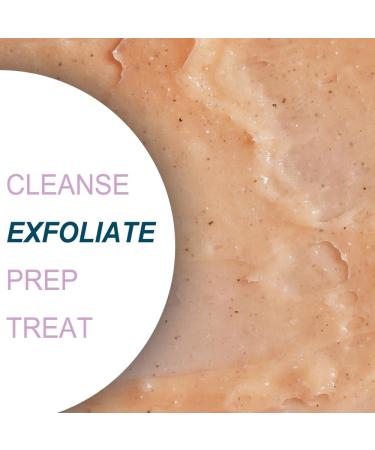 Gentle & Brightening Face Scrub with Sea Salt and Coconut 5.1 fl oz Exfoliating Cleanser for All Skin Types Helps Remove Impurities and Leave Skin Smooth and Fresh - Buy Online on GoSupps.com