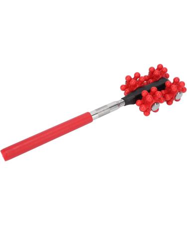 Telescopic Massage Stick - Pain Relief Roller for Sore Muscles | Back Massager for Men & Women (Red) - International Shipping Available - Buy Online on GoSupps.com