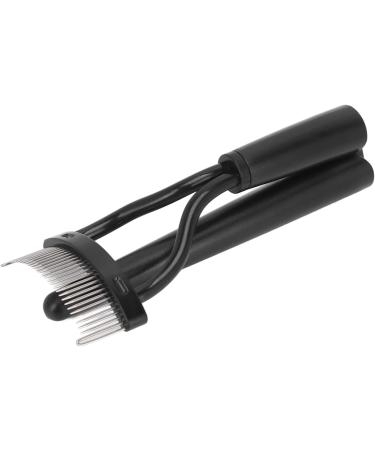 Eyelash Comb Separator Eyelash Comb Folding Reusable Stainless Steel Eyelash Separator with Cover Cosmetic Tool Black - Buy Online on GoSupps.com