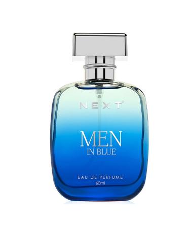 Next Care Luxury Men in Blue Perfume for Men 60ml | LEMON JASMINE ROSE & AMBER Scent Eau De Parfum | Long Lasting Fragrance Body Spray