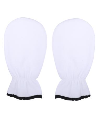 BESTYASH 1 Paire de masque de peau morte exfoliant d'adoucissement la main masques pour les mains hydratant de la main hydratants hydratants flanelle blanche