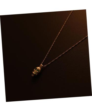 COLLBATH A Necklace Necklaces Skull Mens Necklace Punk Necklace Pendant Necklace Halloween Accessories - Buy Online on GoSupps.com