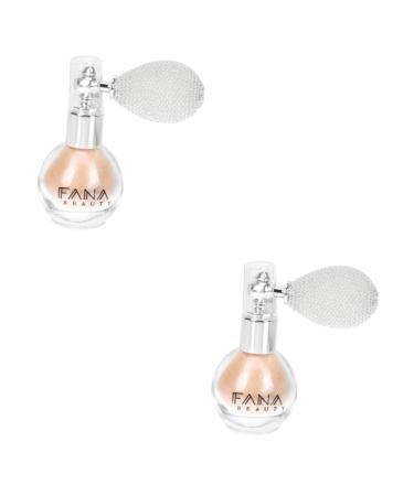 TEHAUX 2 Pcs Spray Glitter Body Highlighter Spray Powder Makeup Highlight Powder Bottle Eye Shadow The Face Malt Colorx2pcs 7x5.5cmx2pcs