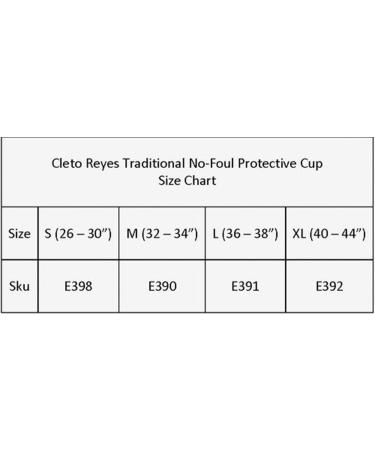 Cleto Reyes No-Foul Padded Protective Cup - Black Small - Buy Online on GoSupps.com