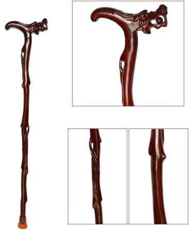 Solid Wood Crutches Disabled&Elderly Lightweight Non Slip Solid Walking Stick Hiking Sticks/Walking Poles for Balance Mobility Aid Practical Elegant - Buy Online on GoSupps.com