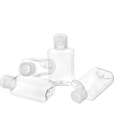 60 Pack 2 oz Clear PET Travel Bottles with Flip Top Caps - Portable Refillable Containers for Hand Sanitizer, Shampoo, Lotion - Travel Size Toiletry Bottles - Buy Online on GoSupps.com