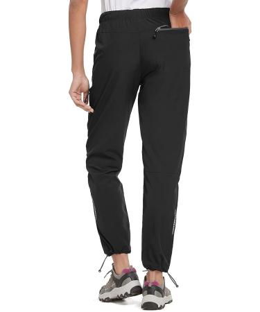 Baleaf Women's Quick Dry Lightweight Hiking Pants - Water Resistant Cargo Pants | Black, Large - Buy Online on GoSupps.com