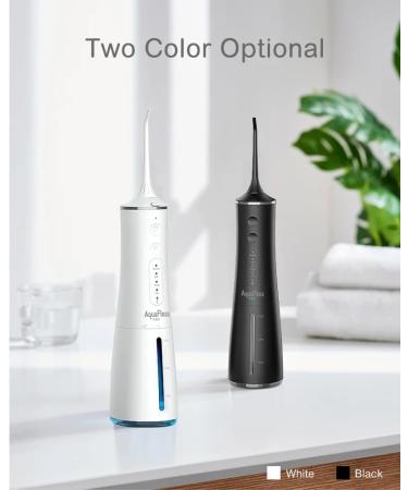 Water Dental Flosser - Portable Cordless Oral Irrigator with 300ml Tank | Rechargeable Electric Tooth Cleaner IPX7 Waterproof - Travel Essential BV609 (White - Buy Online on GoSupps.com