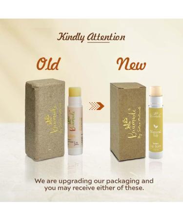 Kaumudi Handmade & Natural Lip Balm for Women & Men with Rose Damascena & Saffron Essential Oil (Natural Lip) - Buy Online on GoSupps.com
