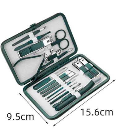 ZSLBMD Nail Clippers Set Nail Clippers Nail Groove Pliers Pedicure Tools Household Nail Tools 15.6*9.5CM Vert - Buy Online on GoSupps.com