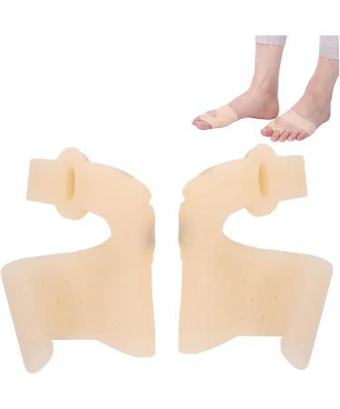 JYCCH Toe Straightener Corrector - 2 Pairs Silicone Pedicure Relief Sleeves & Support Brace for Pain Relief - Buy Online on GoSupps.com
