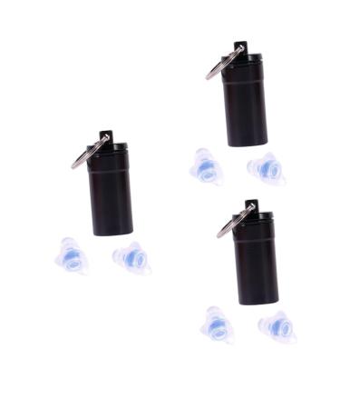 3 Pairs Noise Reduction Earplug Filter Earplug Hearing Protection Earbud