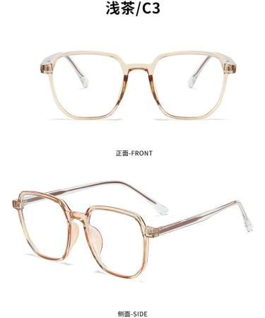 SERONI TR90 Polygon Blue Light Blocking Glasses for Men & Women - UV Protection Computer Reading Glasses - 50mm - Buy Online on GoSupps.com