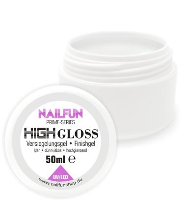 50ml HIGH GLOSS UV + LED sealing gel (finish) thin-flowing