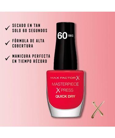 Max Factor Masterpiece X Press Nail Polish 8 ml She'S Reddy 310 1 count Masterpiece Xpress She'S Reddy - Buy Online on GoSupps.com