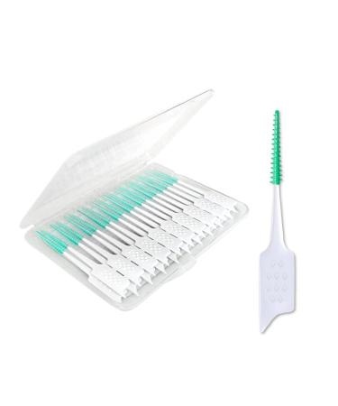XPEX Toothbrush 50pcs Soft Interdental Brushes Teeth Cleaning Tool Toothpick with Storage Box
