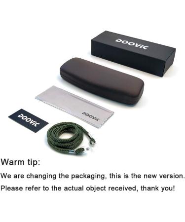 DOOViC Round Reading Glasses - Flexible Lightweight Tortoise Design for Men & Women (+1.75 Strength - Buy Online on GoSupps.com