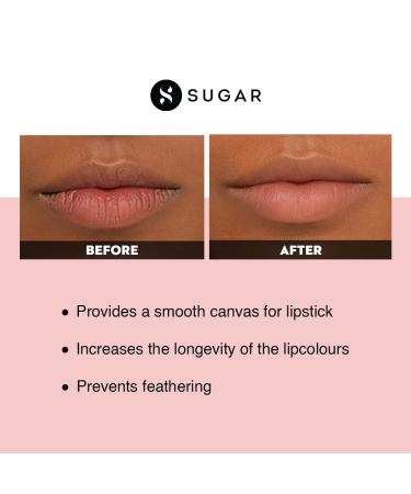 SUGAR Cosmetics Seal The Show Lip Primer - Long-Lasting Hydration & Smooth Application | Shop Internationally - Buy Online on GoSupps.com