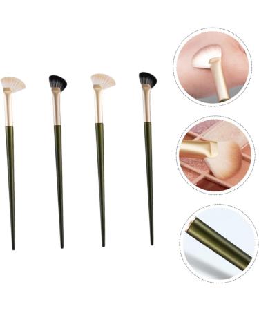 Healeved 4pcs Nose Shadow Brush Angled Eye Shadow Brush Makeup Accessory Flat Concealer Brush Nose Contour Brush Angled Makeup Brush Makeup Tool Nose Makeup Brush Angled Cosmetic Brush - Buy Online on GoSupps.com